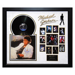 Signed + Framed Album Collage // Michael Jackson