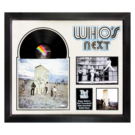 Signed + Framed Album Collage // The Who