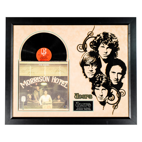 Signed + Framed Album Collage // "Harrison Hotel" // The Doors