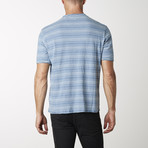 Chest Pocket T-Shirt // Indigo Stripe (XL)