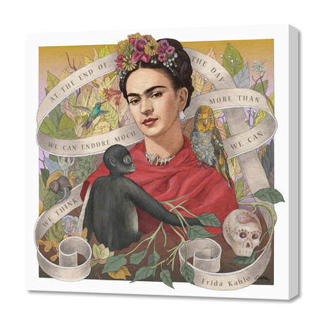 Frida Kahlo // Canvas (16"W x 16"H x 1.5"D)
