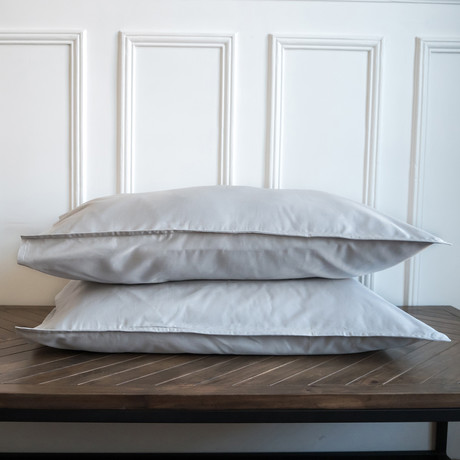 Pillow Cases // Sateen // Harbor Mist // Set of 2 (Standard)