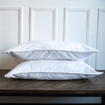 Pillow Cases // Sateen // White // Set of 2 (Standard)