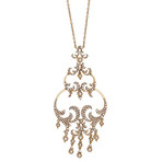 Stefan Hafner 18k Rose Gold Diamond Necklace I
