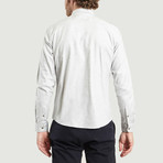 Hidden Buttons Shirt // Light Grey (XS)