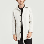 Wool Long Coat // Light Grey (L)