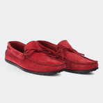 Dante Loafer Moccasin Shoes // Red (Euro: 40)