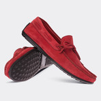 Dante Loafer Moccasin Shoes // Red (Euro: 41)