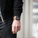 Leather Apple Watch Strap // Classic (Black Hardware)
