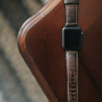 Leather Apple Watch Strap // Terra (Black Hardware)