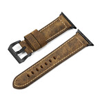 Leather Apple Watch Strap // Vintage (Black Hardware)