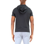 Observer S/S Hoodie // Black (S)