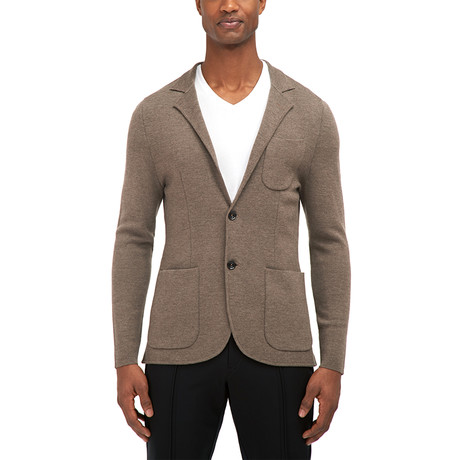 Hull Knitted Blazer // Brown (US: 38)