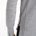 Outlook Half Zip Pullover // Heather Gray (M)