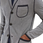 Leisure Sweater Blazer // Black + White (US: 40)