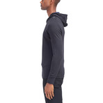 Bexley L/S Knit Hooded Pullover // Black (S)