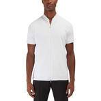 Dawley S/S Zip Knit // White (2XL)