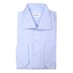 Brioni // Clayton Striped Dress Shirt // Blue (Euro: 40)