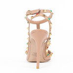 Rockstud Multiple Stone Heels // Nude (US: 4)