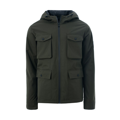 Hooded Jacket + Patch Pockets // Olive (XS)