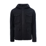 Hooded Jacket + Patch Pockets // Black (XS)