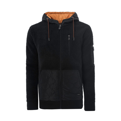 XTE 12 Hooded Sherpa Jacket // Black (XS)