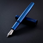 Ixion Fountain Pen Aluminum // Blue (Extra Fine Nib)