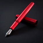 Ixion Fountain Pen Aluminum // Red (Extra Fine Nib)