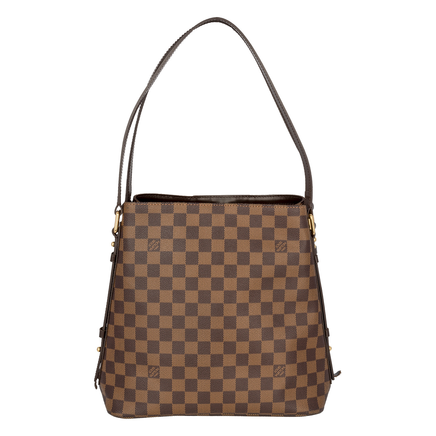 Damier Ebene Cabas Rivington GM Shoulder Bag // CA0091 // Pre-Owned - Louis Vuitton - Touch of ...