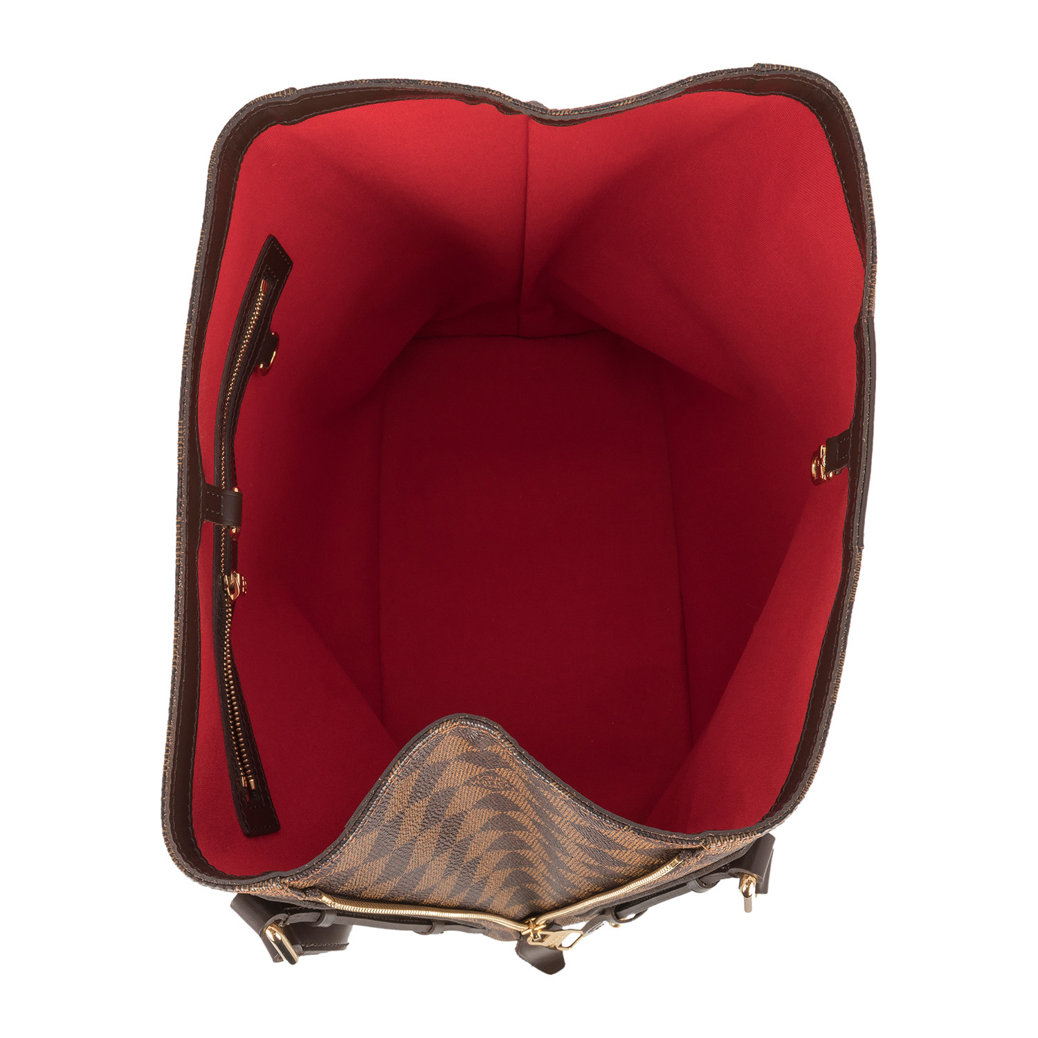 Damier Ebene Cabas Rivington GM Shoulder Bag // CA0091 // Pre-Owned - Louis Vuitton - Touch of ...