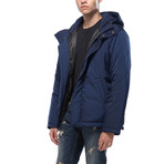 Emery Padded Hooded Jacket // Royal (XS)
