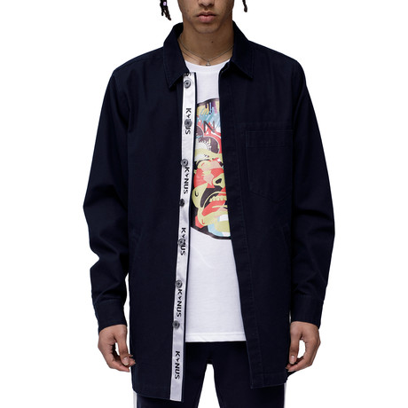 Calvin Shirt Jacket // Navy (XS)