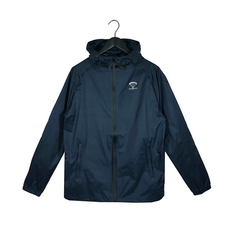 Full Zip Rain Jacket // Navy (S)