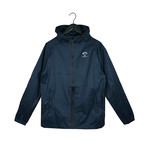 Full Zip Rain Jacket // Navy (L)