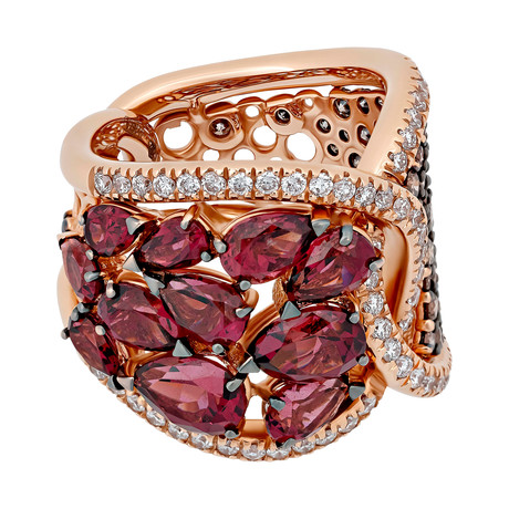 Stefan Hafner 18k Rose Gold Ring // Ring Size: 6.5