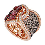 Stefan Hafner 18k Rose Gold Ring // Ring Size: 6.5
