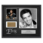 Signed + Framed Collage // Elvis Presley