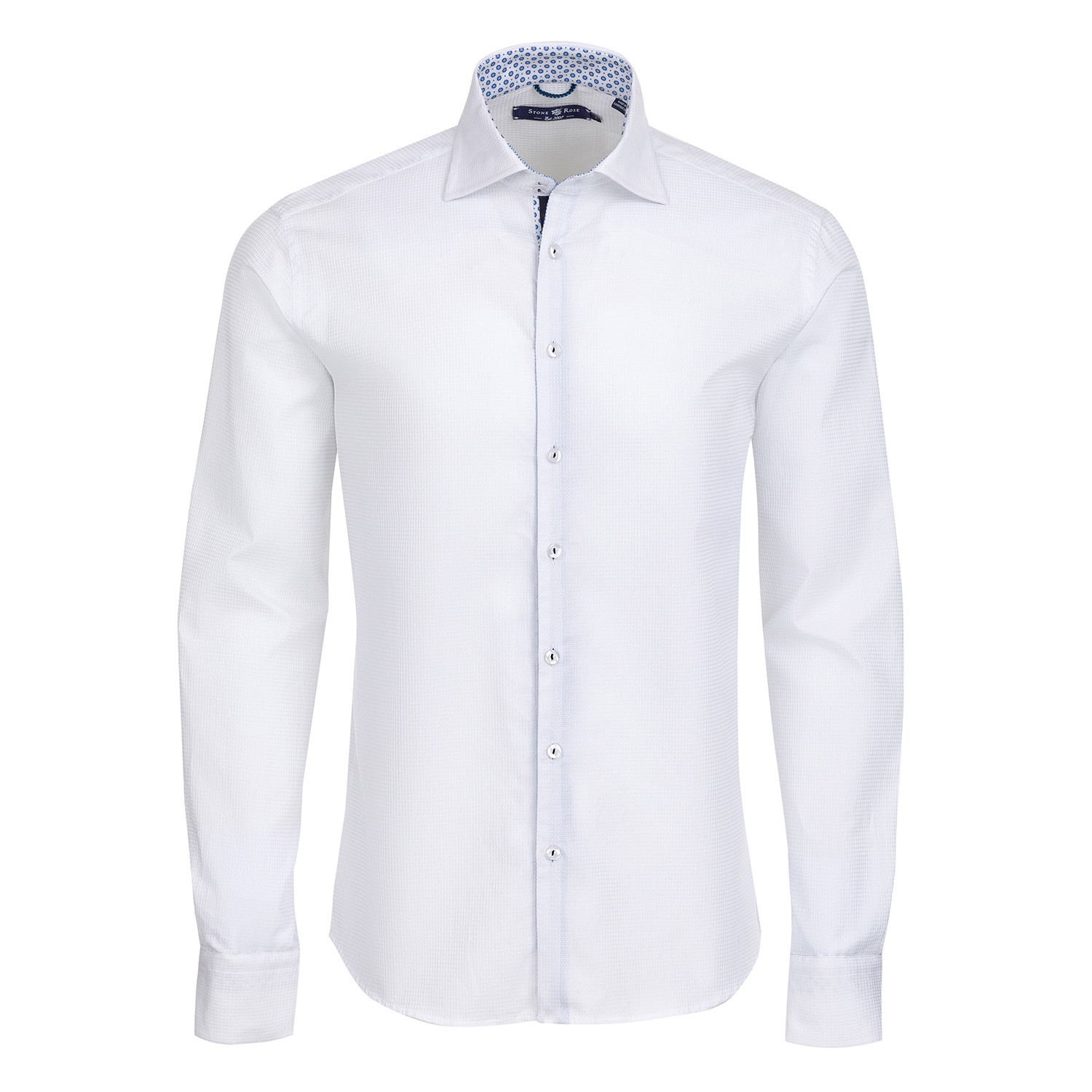 Miami Waffle Weave Shirt // White (L) - Clearance: Casual Shirts ...