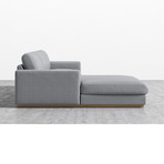 Noah Sectional // Porpoise (Left Hand Facing)