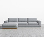 Noah Sectional // Porpoise (Left Hand Facing)