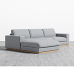 Noah Sectional // Porpoise (Left Hand Facing)