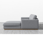 Noah Sectional // Porpoise (Left Hand Facing)