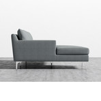 Sophia Sectional // Concrete (Left Hand Facing)