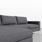 Sophia Sectional // Narwhal (Left Hand Facing)