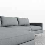 Sophia Sectional // Concrete (Left Hand Facing)