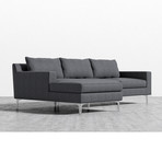 Sophia Sectional // Narwhal (Left Hand Facing)