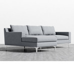 Sophia Sectional // Porpoise (Left Hand Facing)