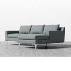 Sophia Sectional // Concrete (Left Hand Facing)