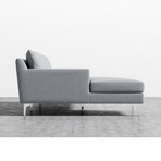 Sophia Sectional // Porpoise (Left Hand Facing)