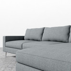 Sophia Sectional // Concrete (Left Hand Facing)